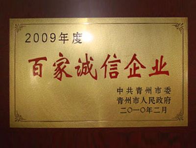 點(diǎn)擊查看詳細(xì)信息<br>標(biāo)題：2009年度百家誠(chéng)信企業(yè) 閱讀次數(shù)：3270